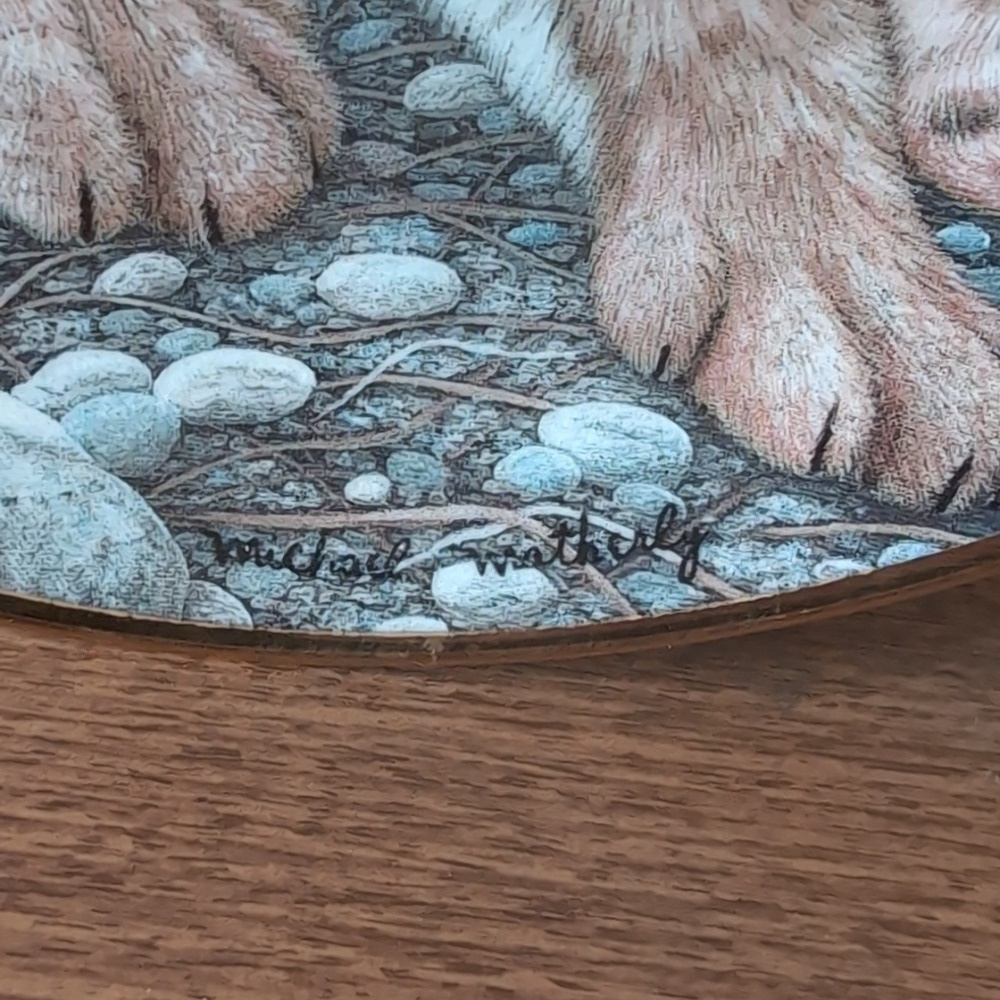 Michael Matherly Mountain Lions Limited Edition Collector's Plate Home Decor - Picture 8 of 8